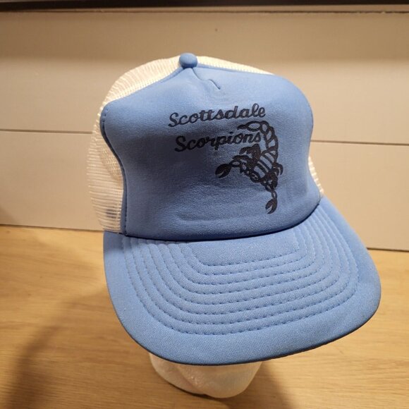 SCOTTSDALE SCORPIONS Hat Snapback Vintage 80s Cap Trucker Baseball - Picture 1 of 10